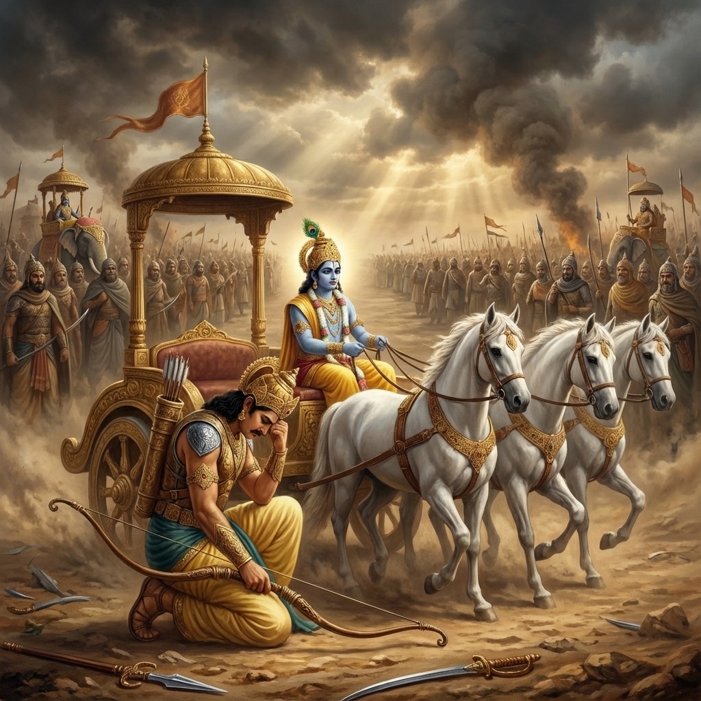 Chapter 1: The Distress of Arjuna (Arjuna-Vishada Yoga)