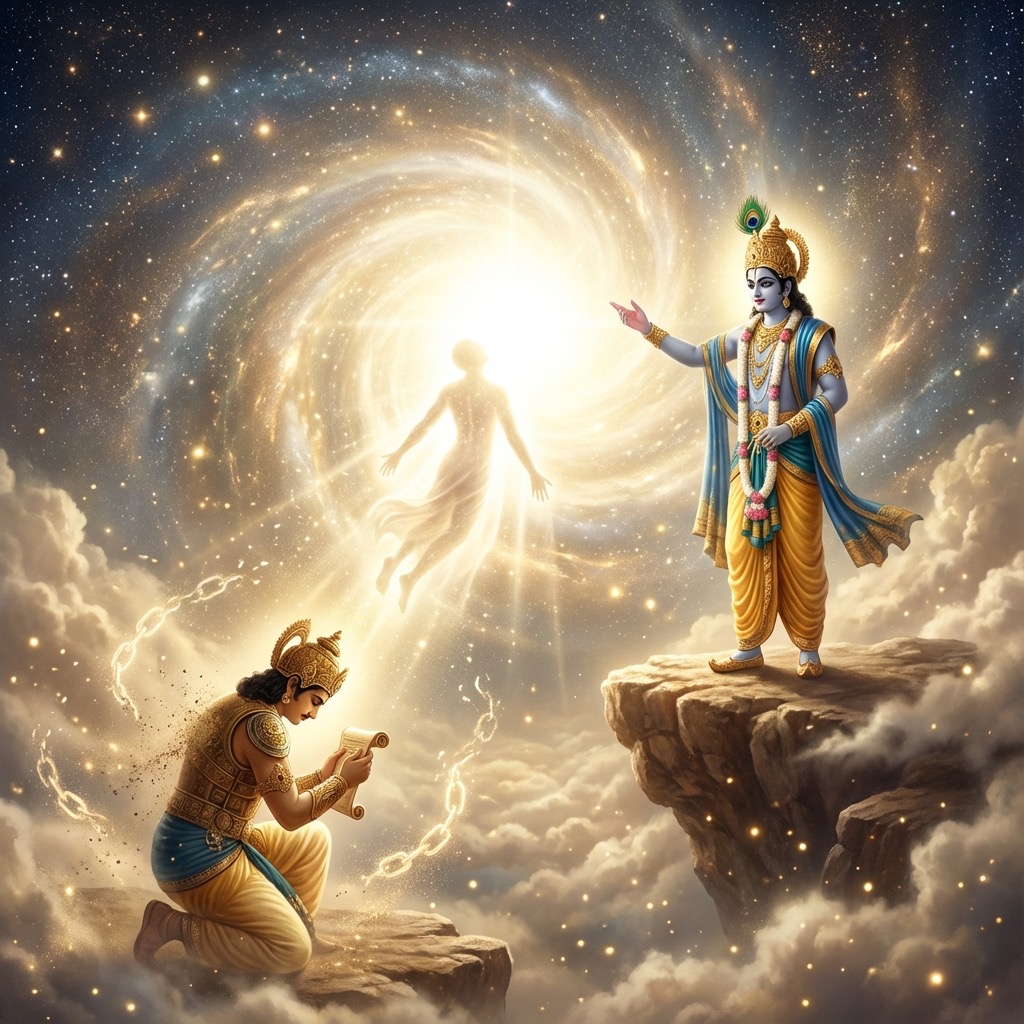 Chapter 18: The Yoga of Liberation Through Renunciation (Moksha Sannyasa Yoga)