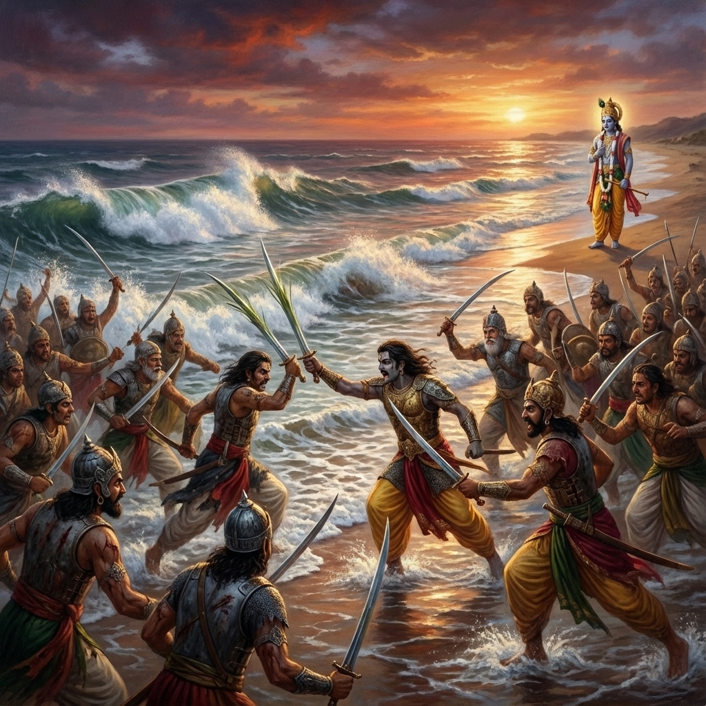 Chapter 29: The Fall of Dwarka (Mausala Parva)