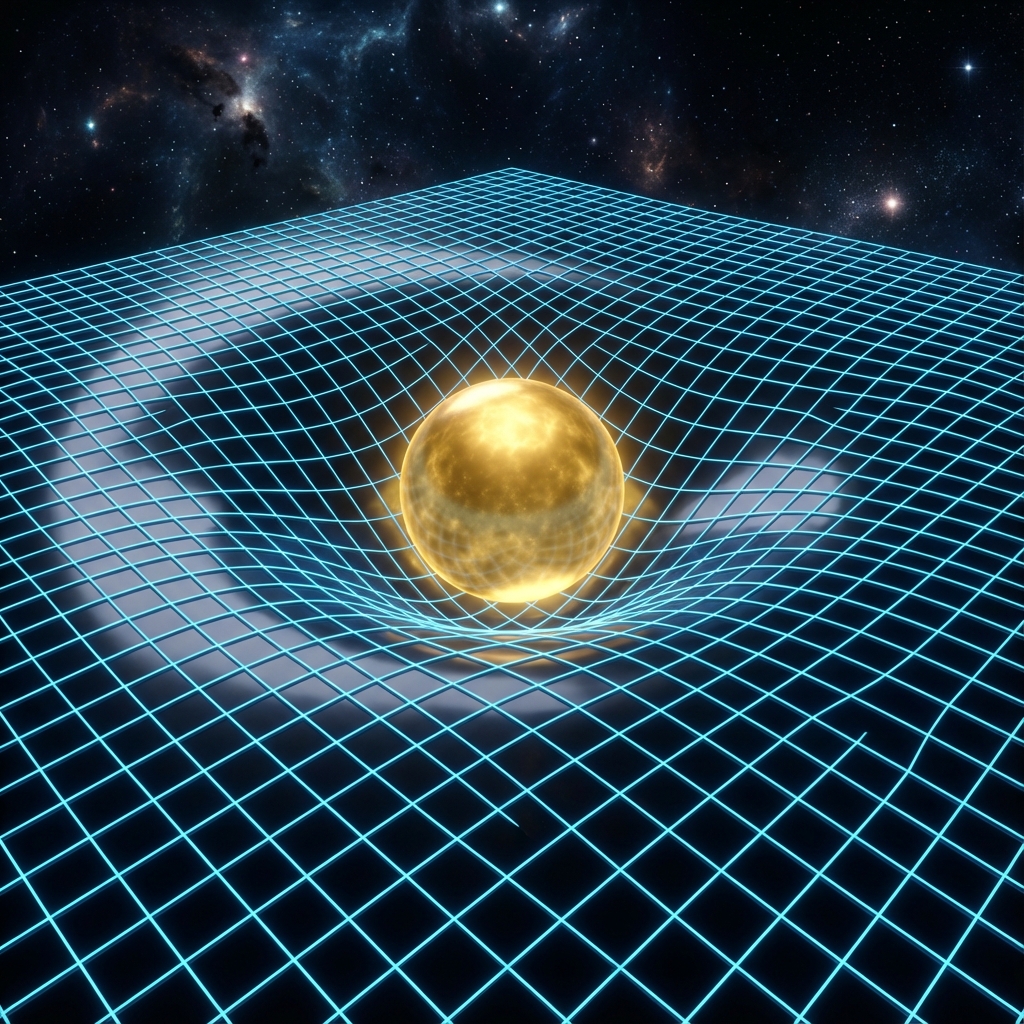 Spacetime fabric visualization